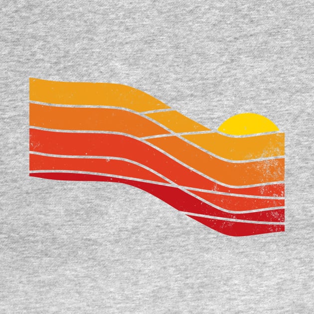 70s Retro Sunset by Vanphirst